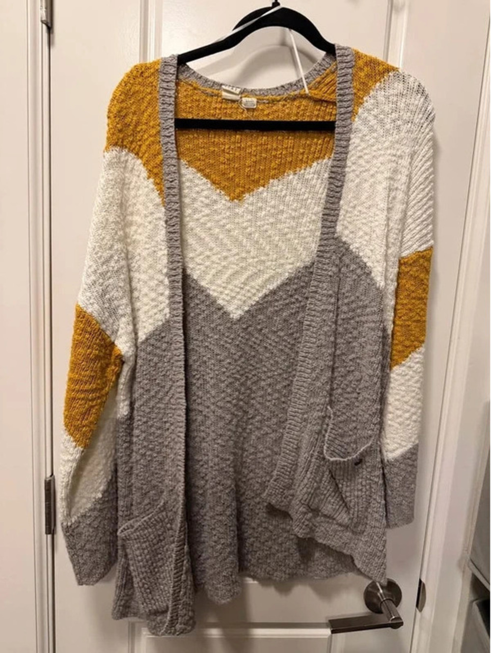Roxy Colorblock Knit Cardigan